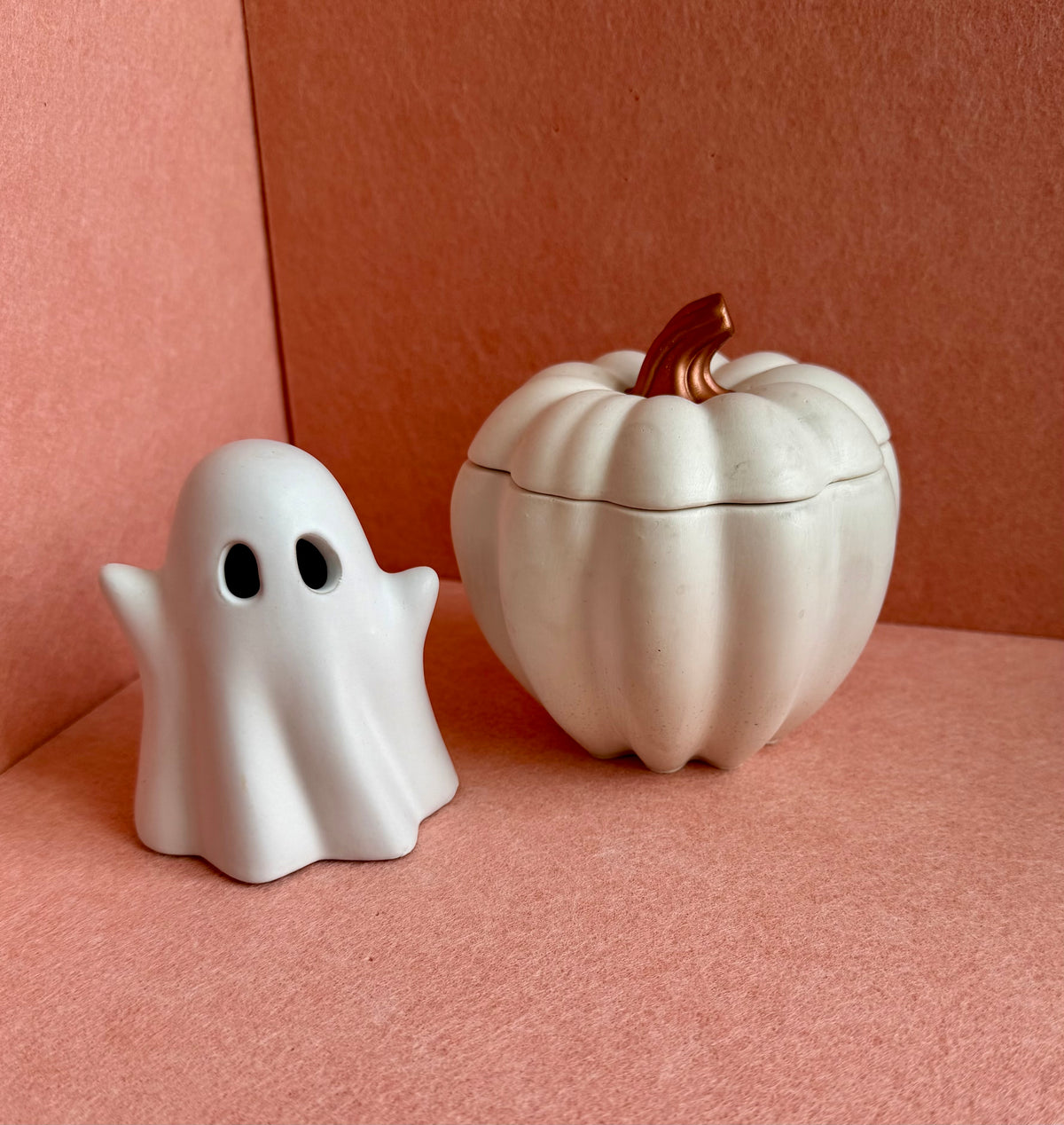 🎃 Pumpkin Candle Pot | Handmade Autumn Collection