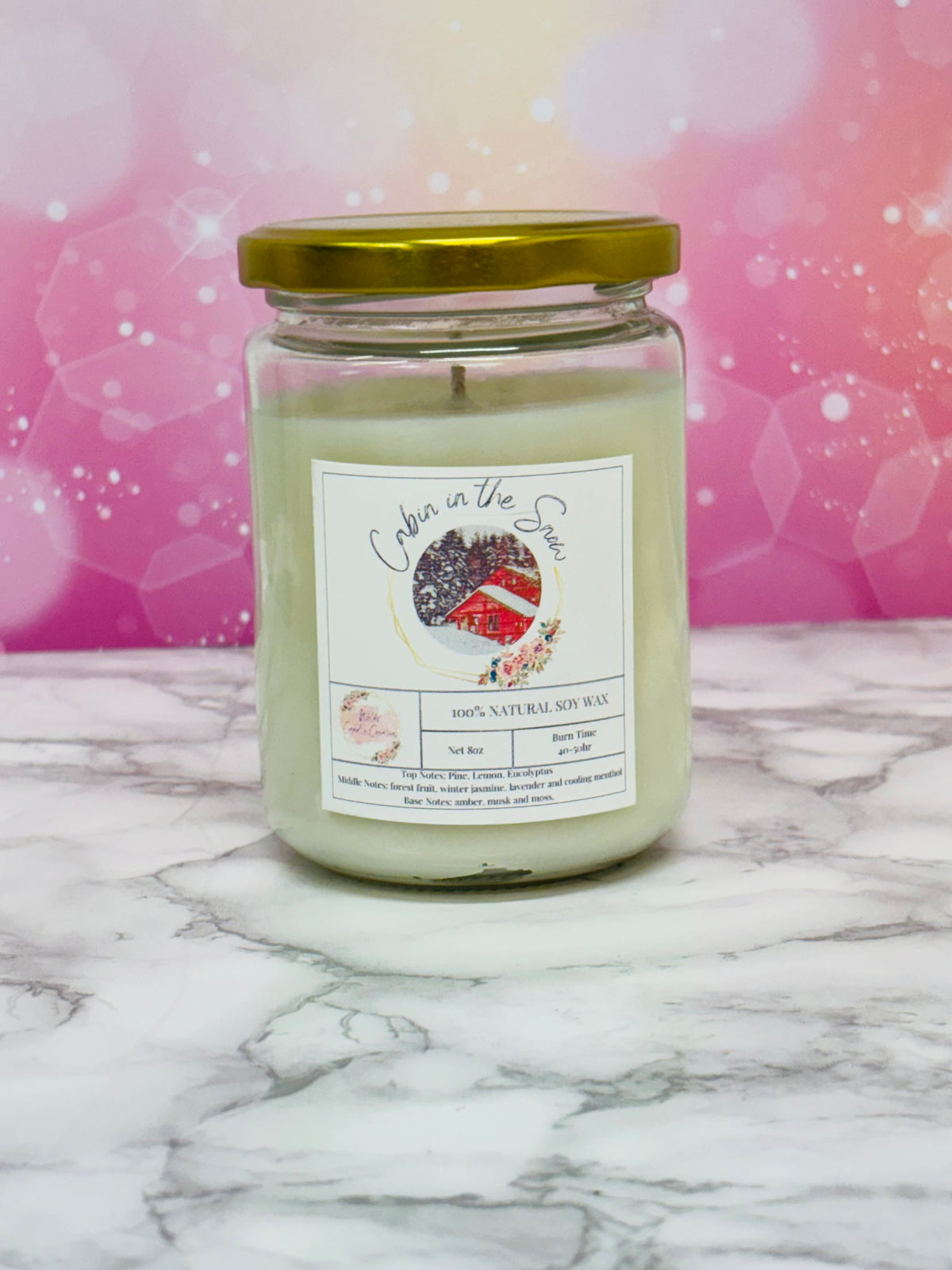 Cabin in the Snow Scented Candle image 0