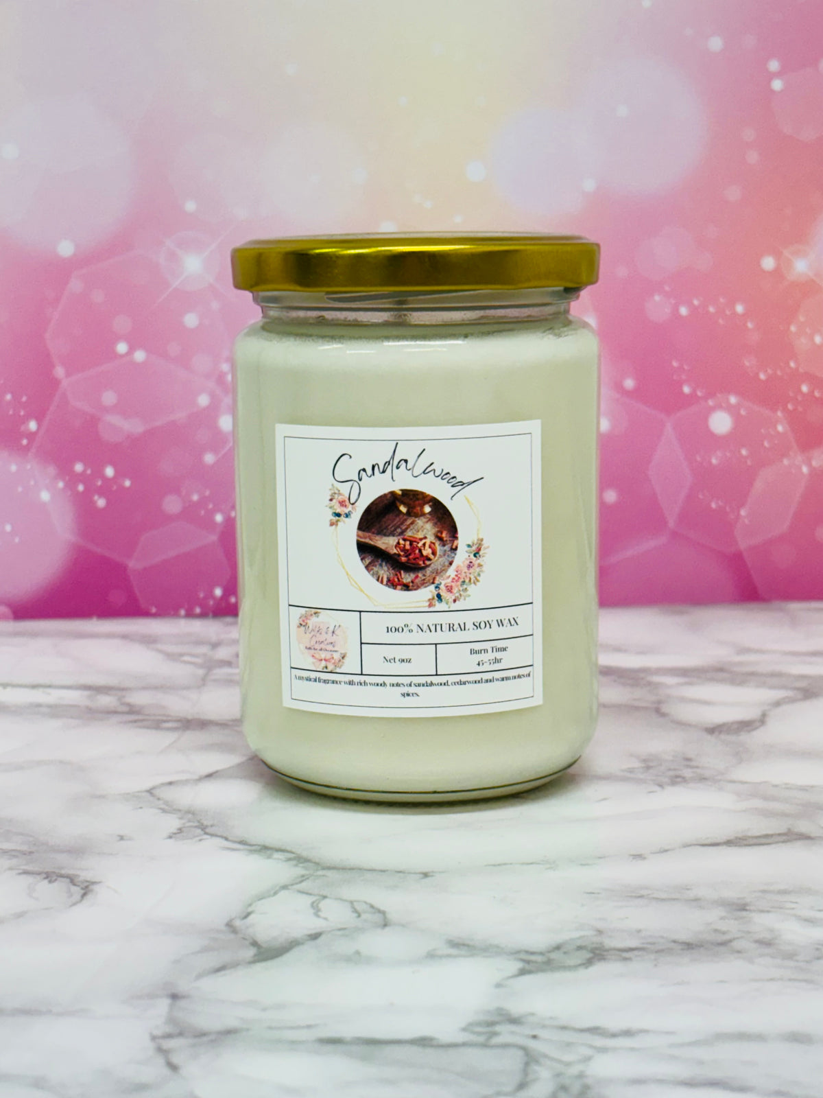 Sandalwood Scented Candle image 0