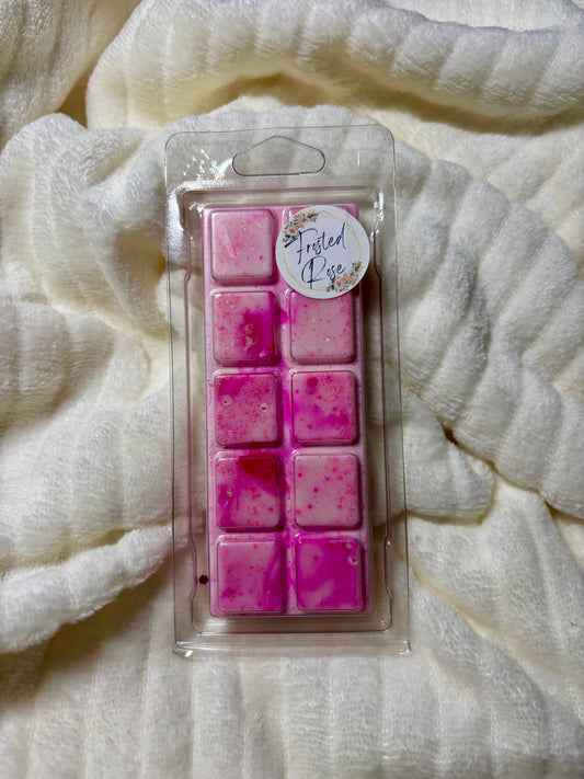 Frosted Rose Wax Melt Snap Bar – Fresh Floral Soy Wax Melts
