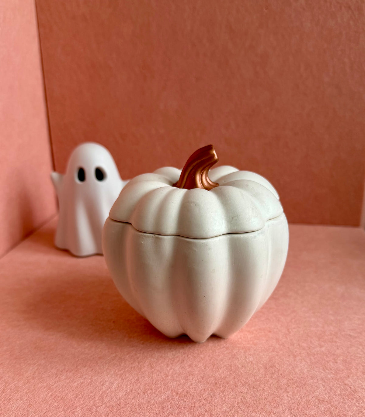 🎃 Pumpkin Candle Pot | Handmade Autumn Collection