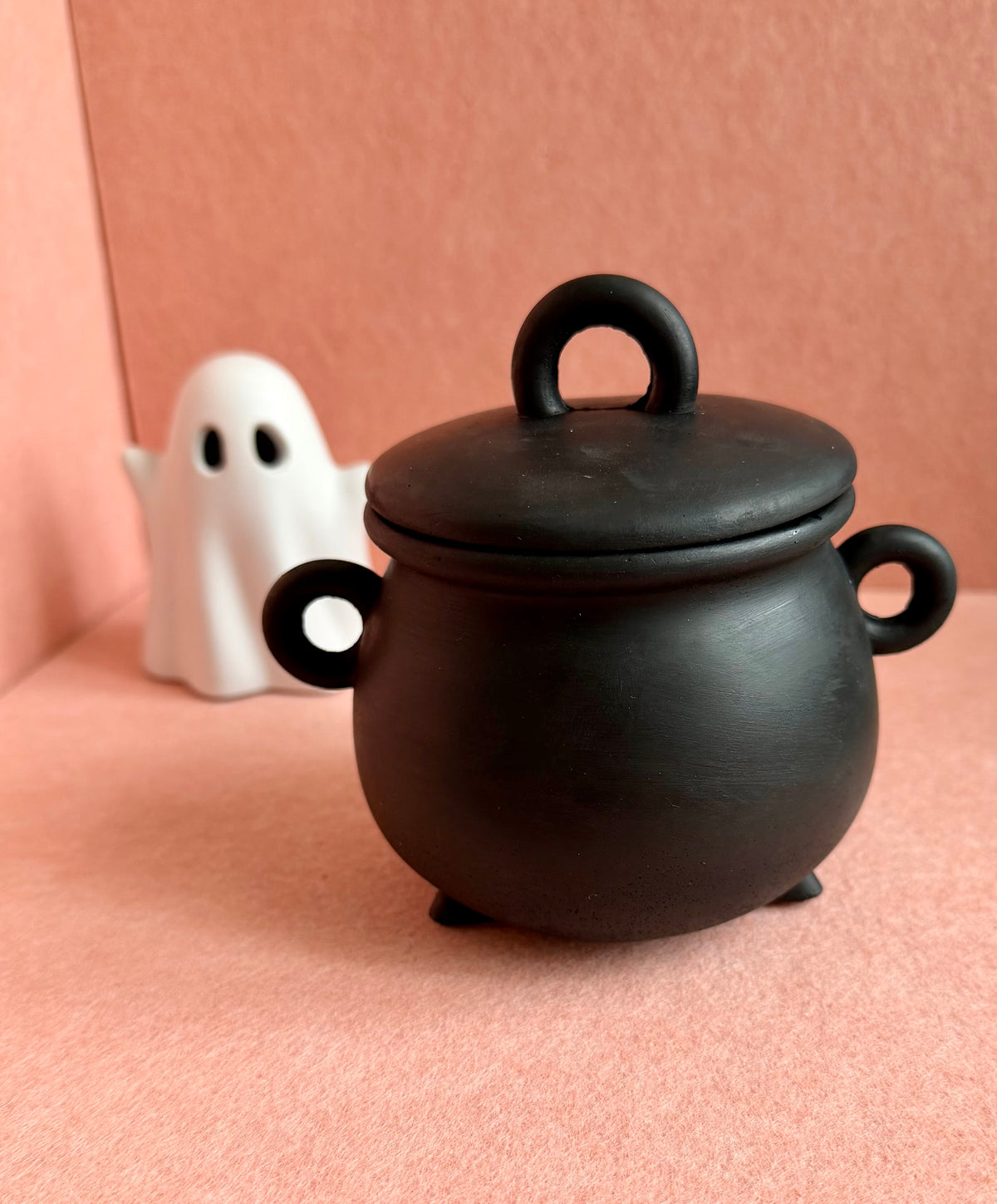 Halloween Cauldron Candle Pot | Peachy Potions